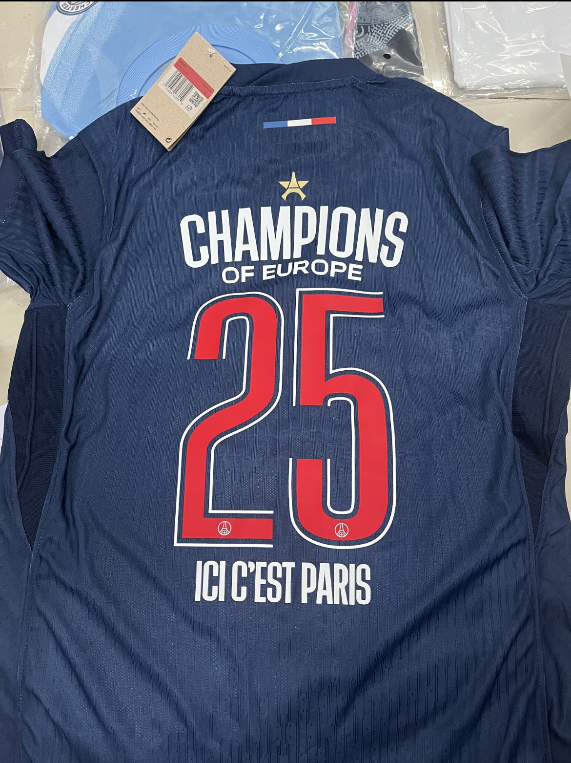 Maillot psg domicile 24/25 champion d Europe