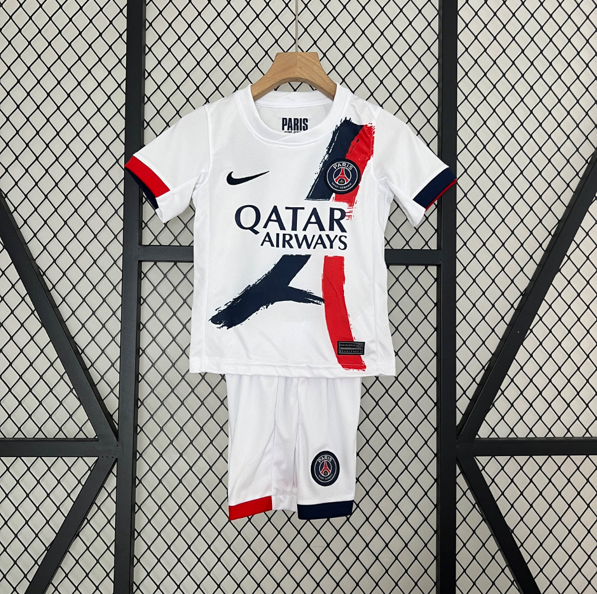 Kit Maillot PSG Enfant — Extérieur 24/25